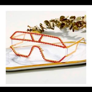 V-Lush.com Diamond Retro Clear/Sunglasses